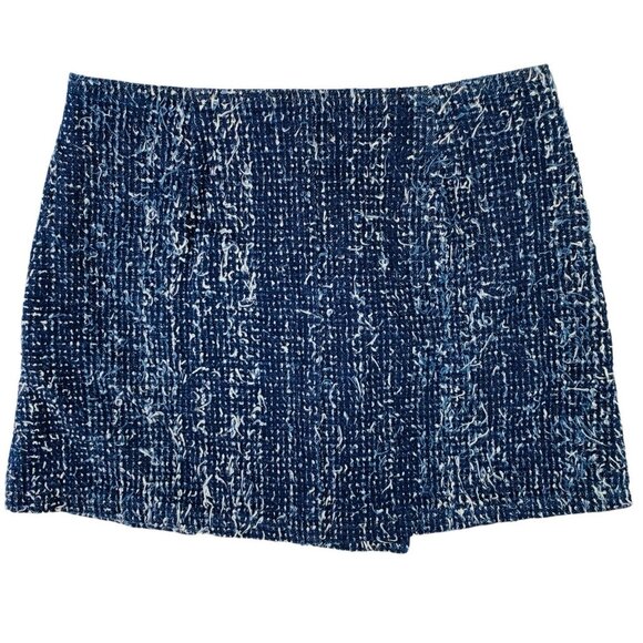 Frame Denim Boucle Mini Skirt Womens Size 4 NWT (MSRP $298) Academia Preppy - Picture 3 of 12